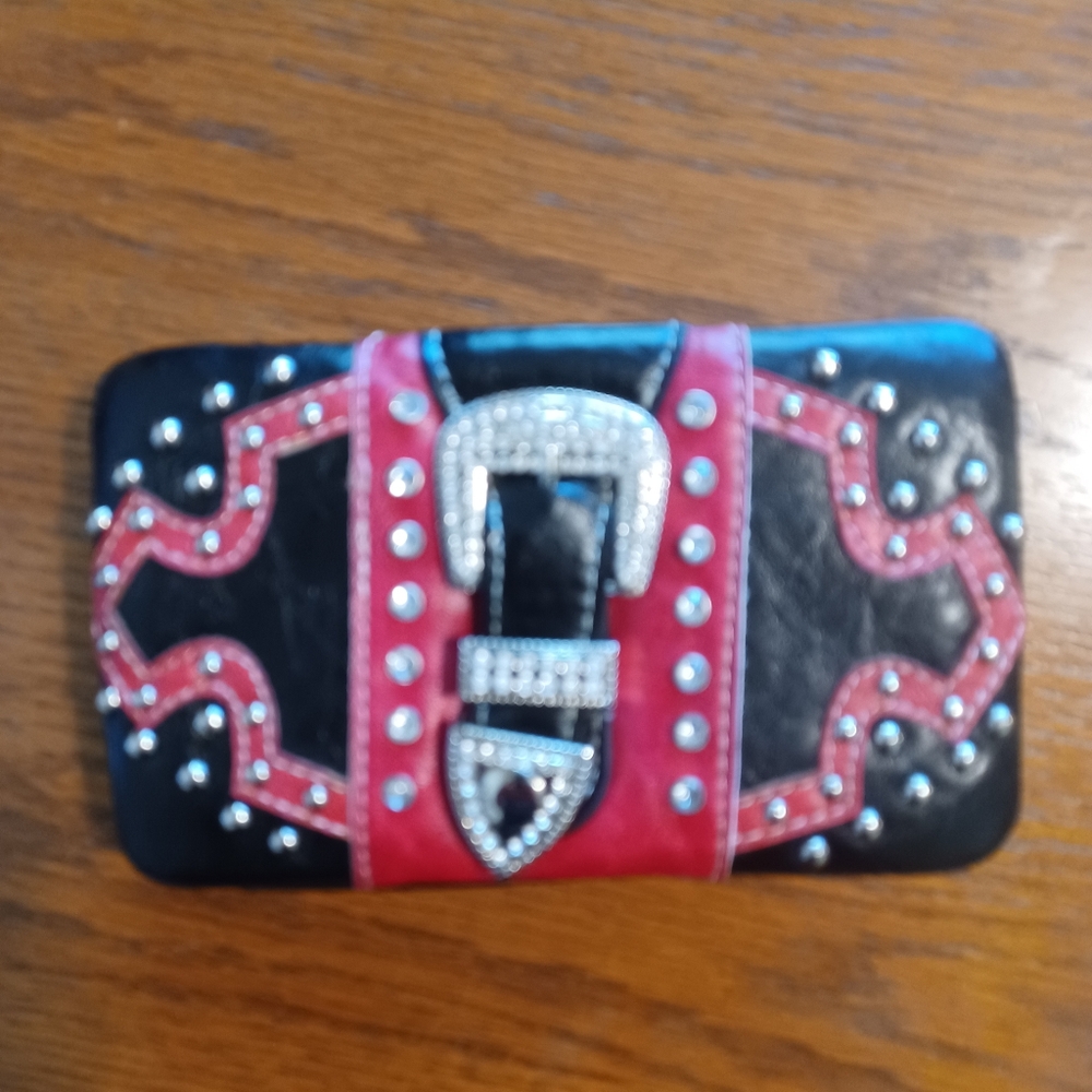 Womens wallet and check book cover
